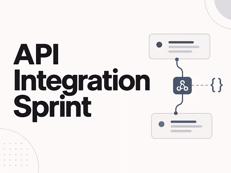 Cover image for Integrate One External API Into Your SaaS