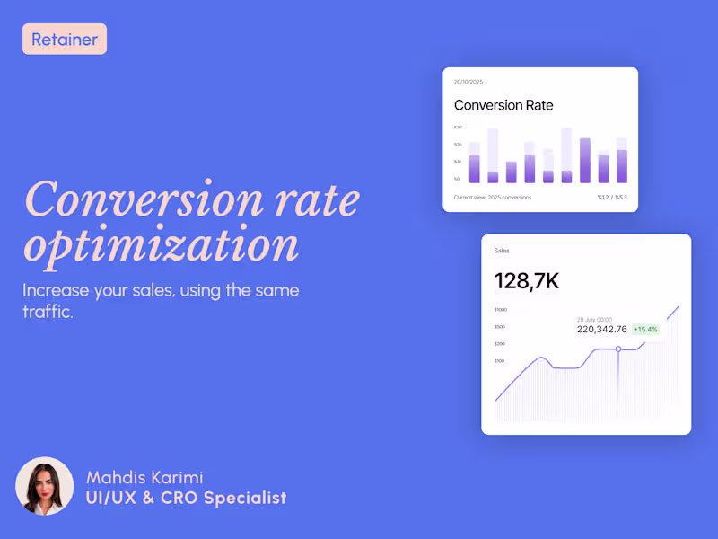 Cover image for Conversion Rate Optimization (Retainer)