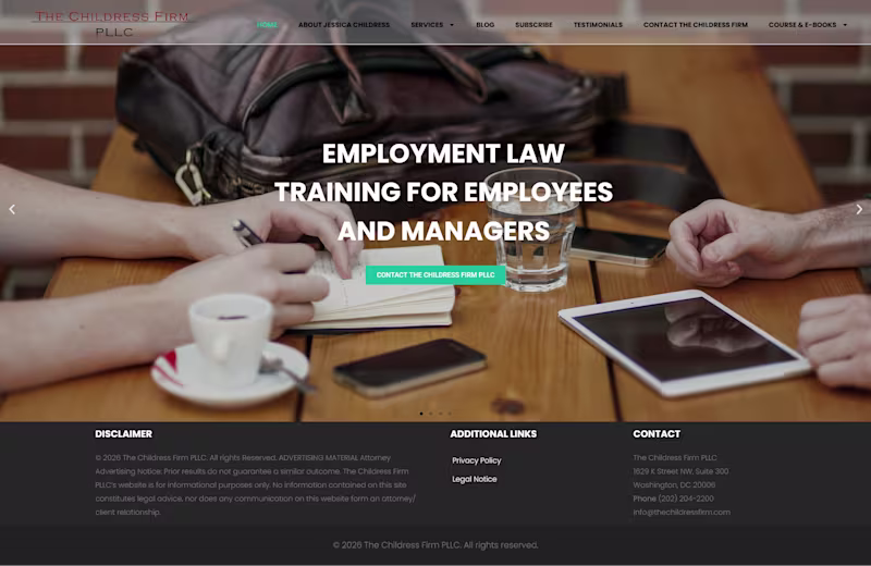 Cover image for Developed a professional WordPress website