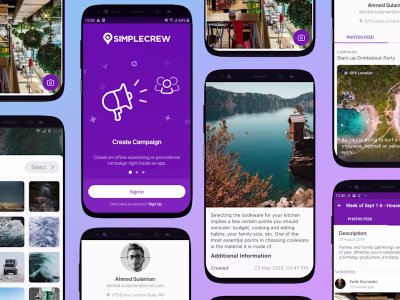 Cover image for SimpleCrew | iOS and Android Mobile App Development
