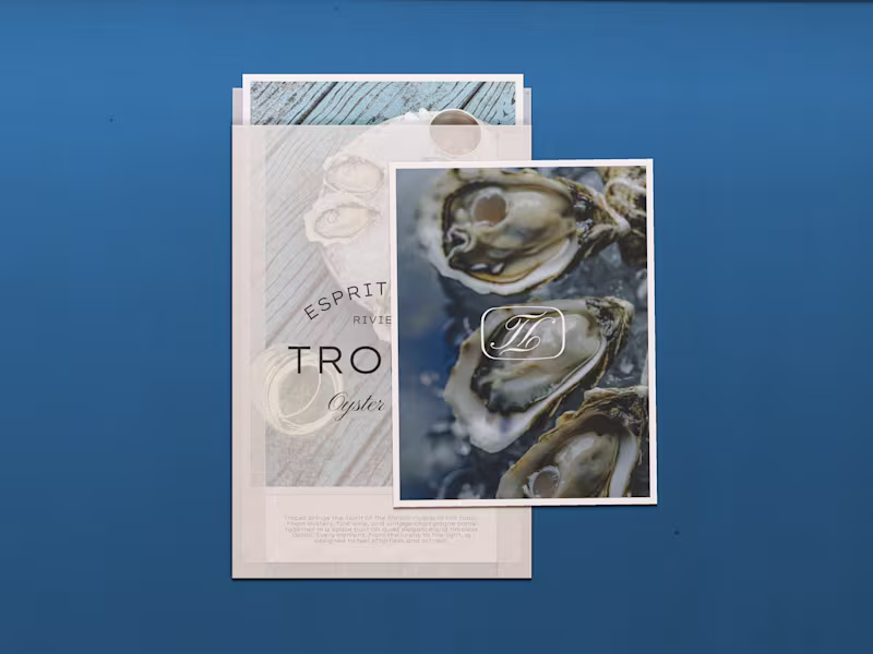 Cover image for TROPEZ – Oyster Restaurant Brand Identity Design