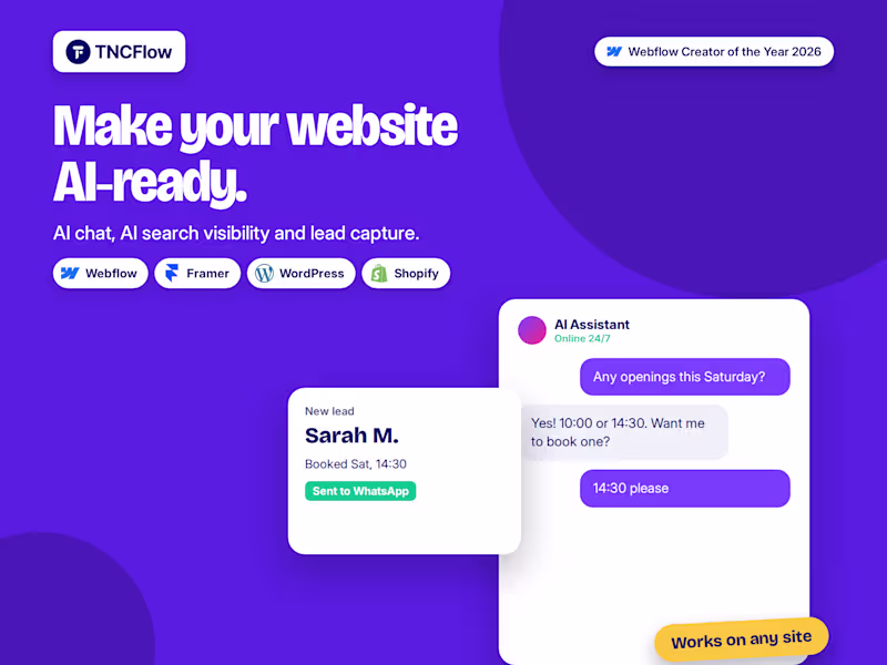 Cover image for AI Website Upgrade for Small Businesses: Chat, SEO & Leads