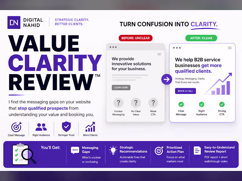 Cover image for Value Clarity Review