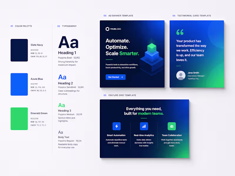 Cover image for Visual Brand Identity & Social Ad Collateral Suite