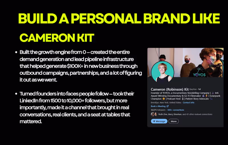 Cover image for Linkedin Personal Branding as Demand Generation Tool