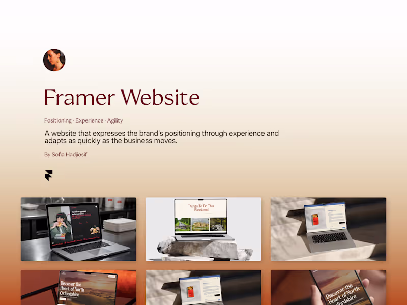 Cover image for Framer Website - Design & Build