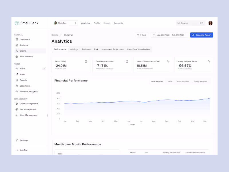 Cover image for Financial Web Application