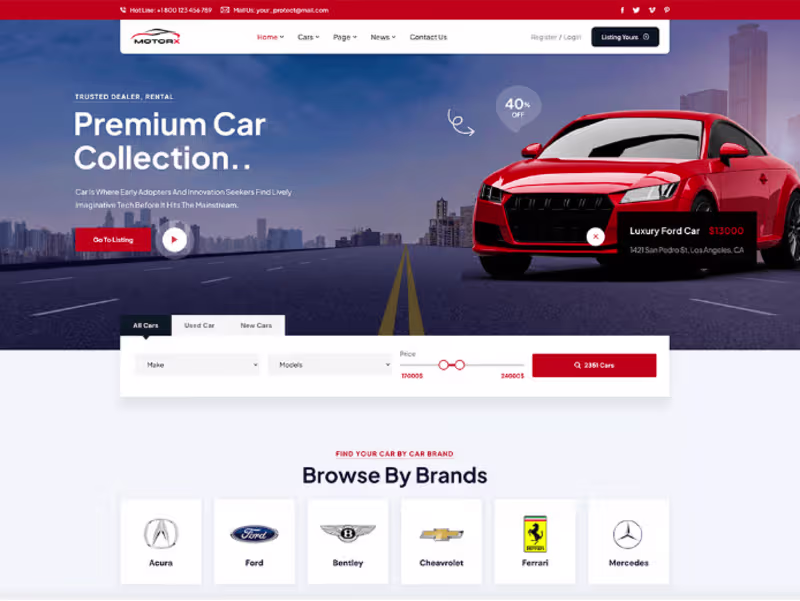 Cover image for Travel Website