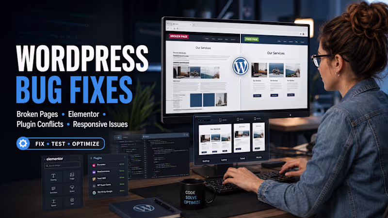 Cover image for A broken WordPress website can