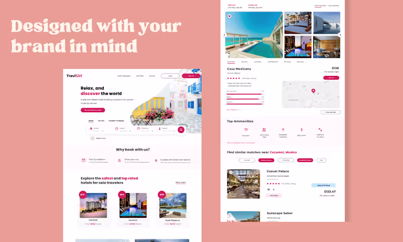 Cover image for Hotel Website Design