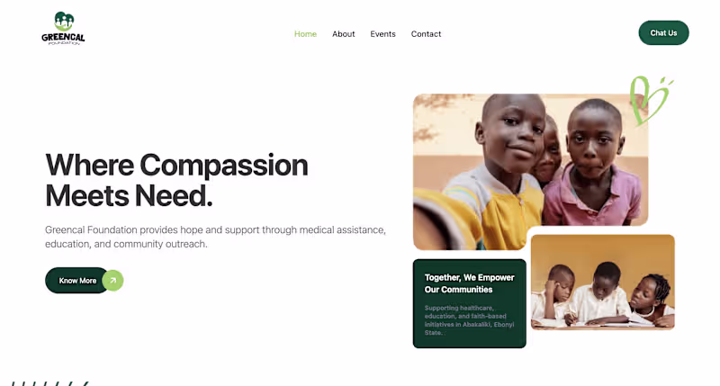 Cover image for Greencal Foundation.