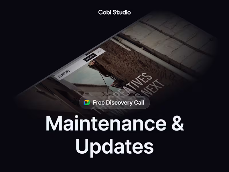 Cover image for Framer Website Maintenance & Updates