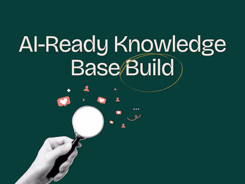 Cover image for AI-Ready Knowledge System Build