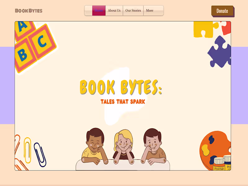 Cover image for Book Bytes: Digital Learning Platform for Kids