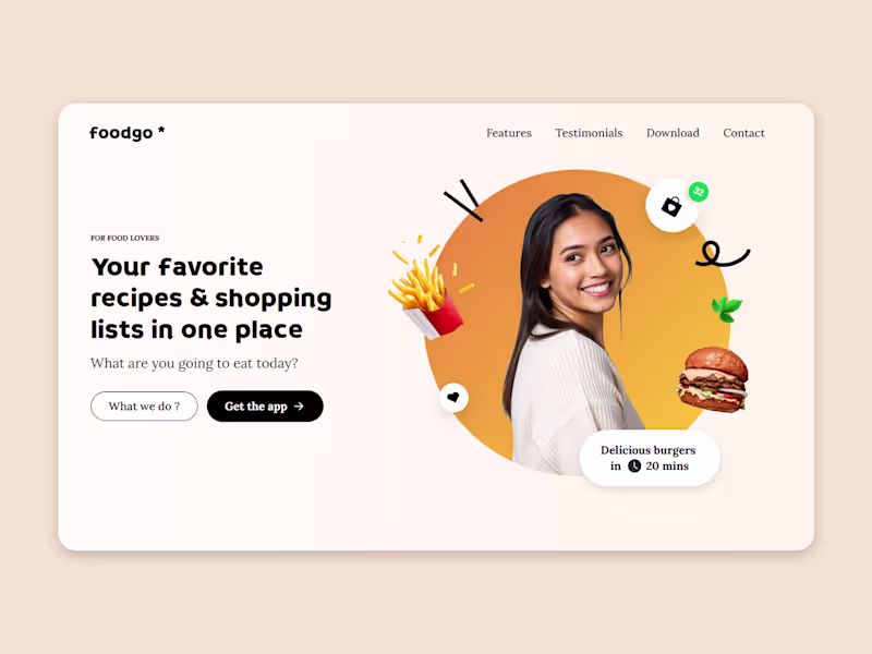 Cover image for Foodgo Website