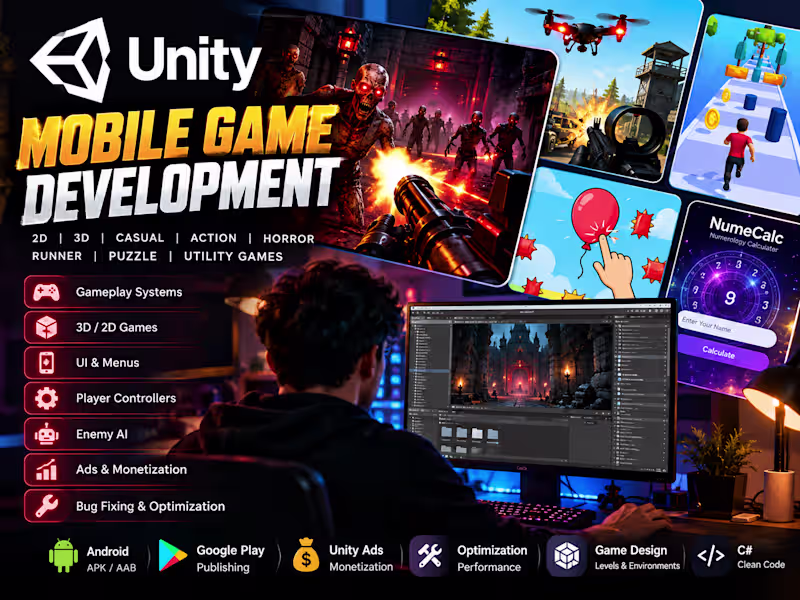 Cover image for Unity Mobile Game Development