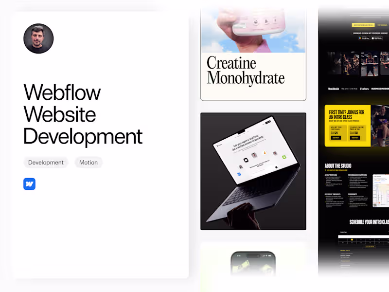 Cover image for Webflow Website Development — Multi-Page Build Only