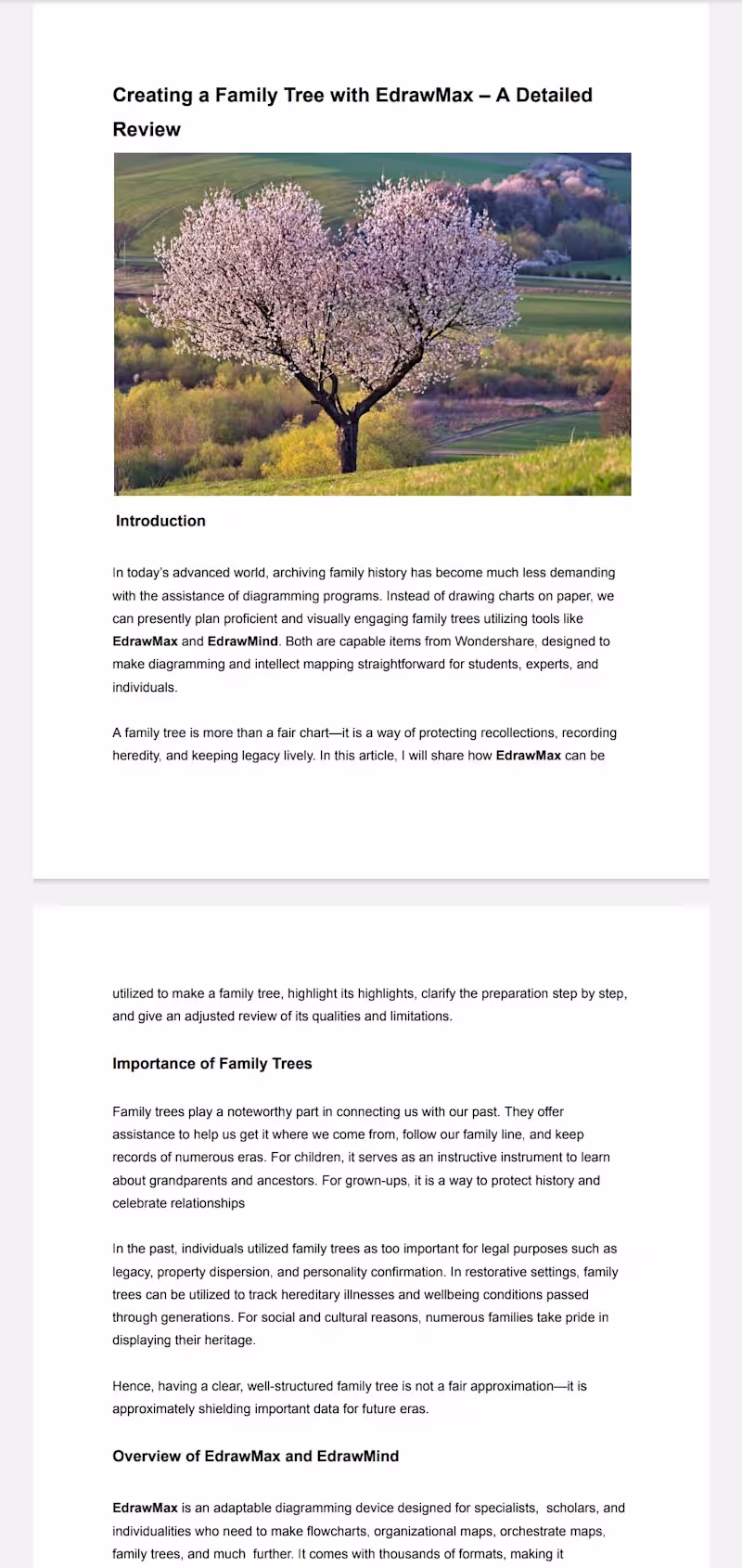 Cover image for Technical Review: Creating Family Trees