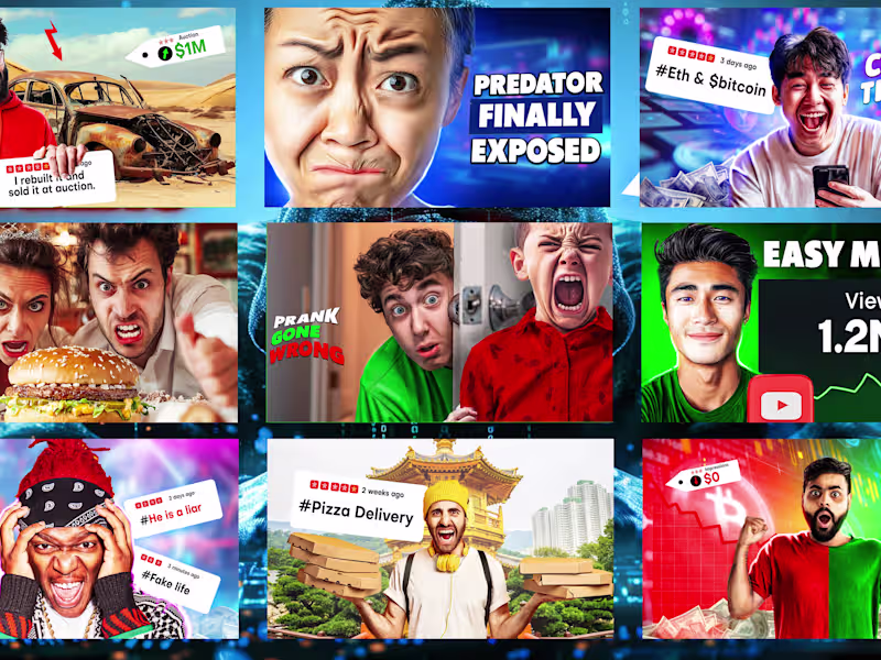 Cover image for YouTube thumbnail design