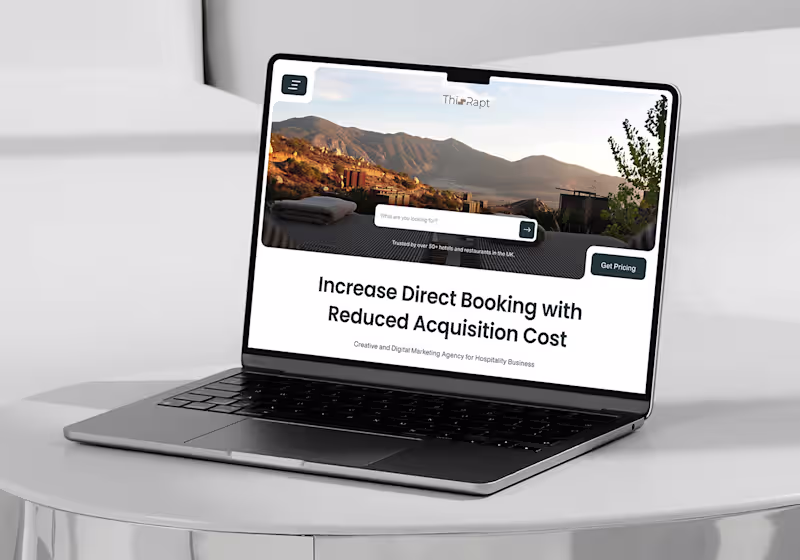 Cover image for ThisRapt is a hospitality Marketing