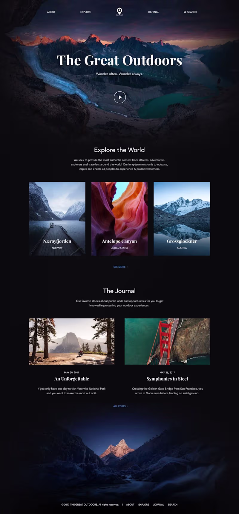 Cover image for The Great Outdoors