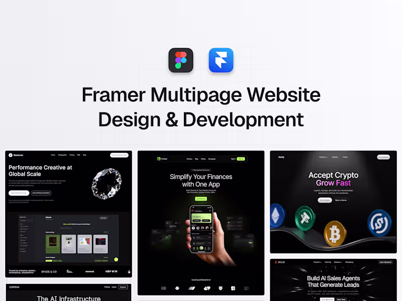 Cover image for Framer Multipage Website Development