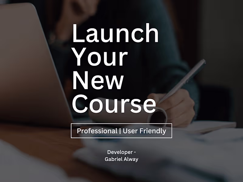 Cover image for Course Creation