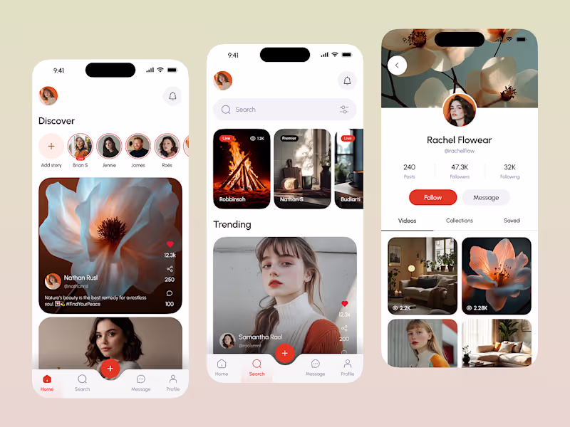 Cover image for Social Media App Concept Design Project