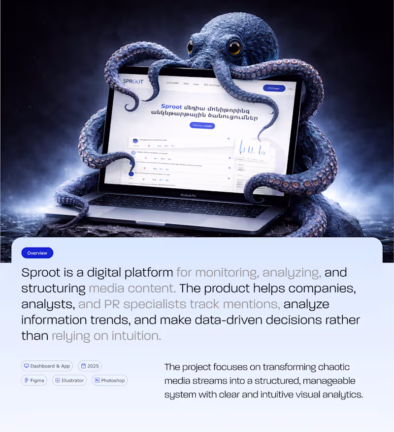 Cover image for Media Monitoring UX\UI