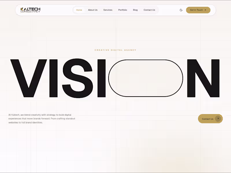 Cover image for Kaltech Consultancy – Digital Agency Platform