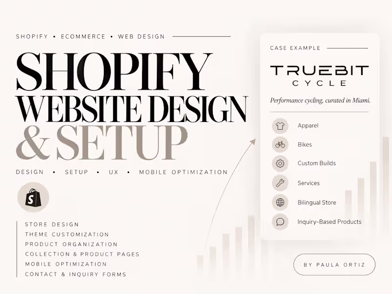 Cover image for Shopify Website Design & Setup