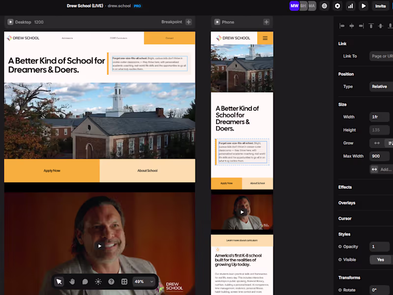 Cover image for Framer Developer for Drew School