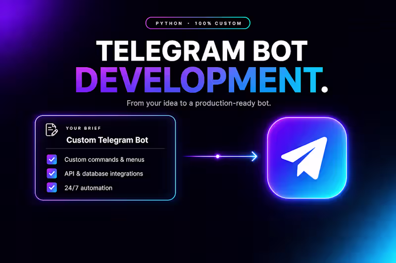 Cover image for Custom Telegram bot