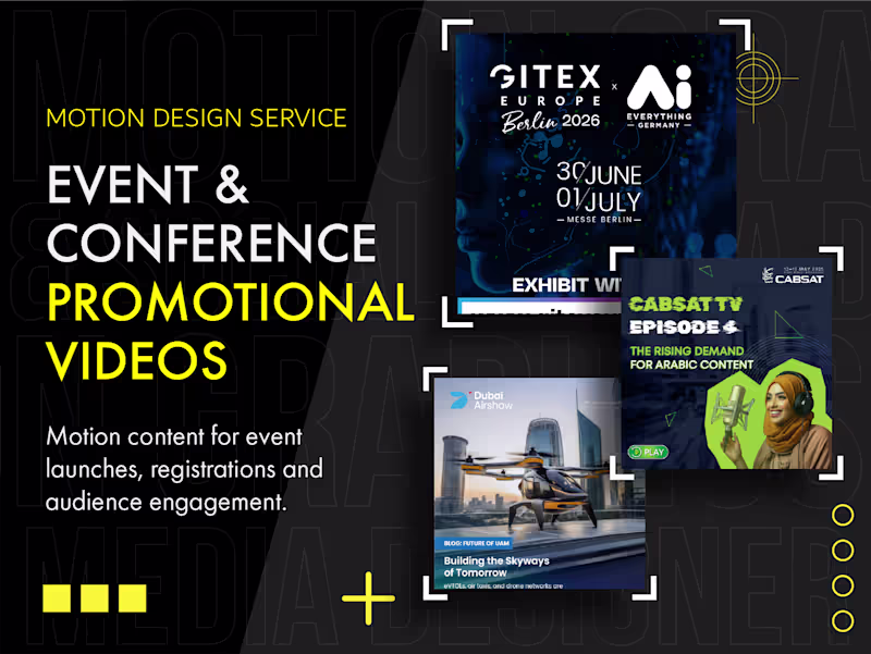 Cover image for Event & Conference Promotional Videos