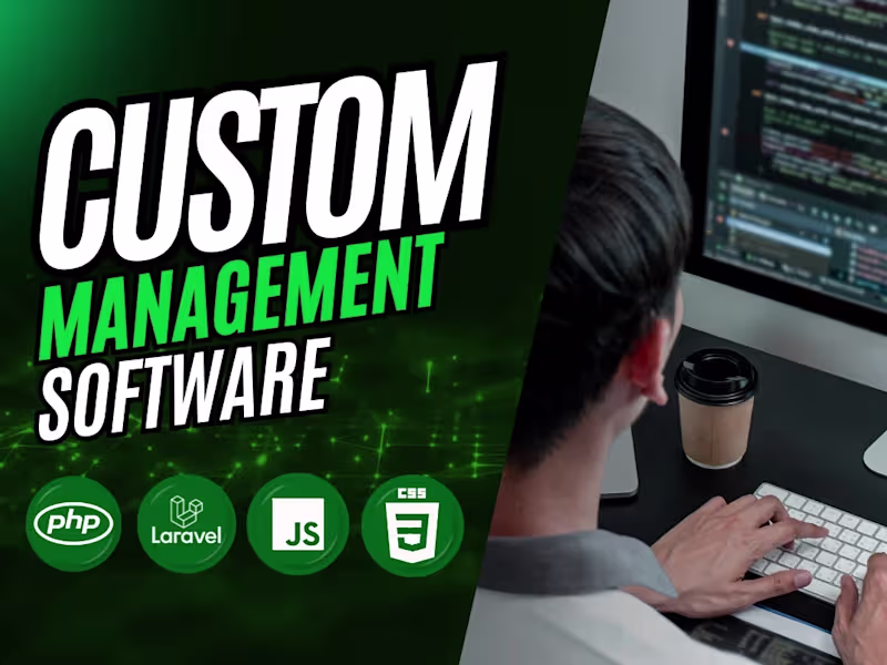 Cover image for custom management software development services