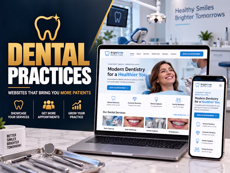 Cover image for 🦷 Dental Practice Website Design | WordPress Dental Website