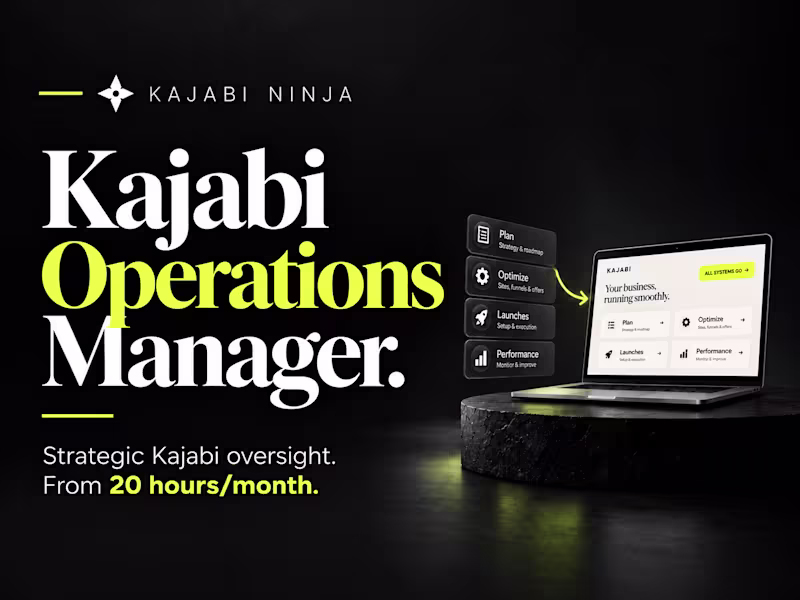 Cover image for Kajabi Operations Manager