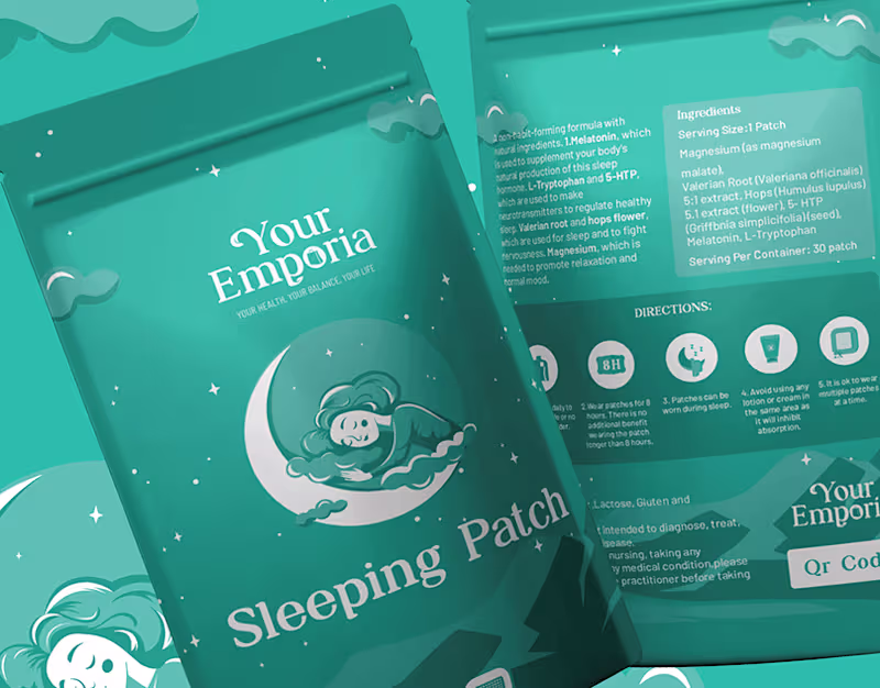 Cover image for Your Emporia-Wellness Branding & Patch Packaging Design