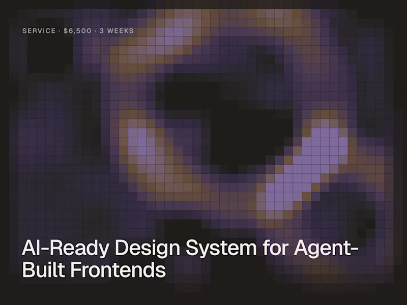 Cover image for AI-Ready Design System for Agent-Built Frontends