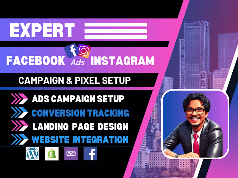 Cover image for FACEBOOK ADS MANAGER / AD ACCOUNT SETUP / CAMPAIGN OPTIMIZATION