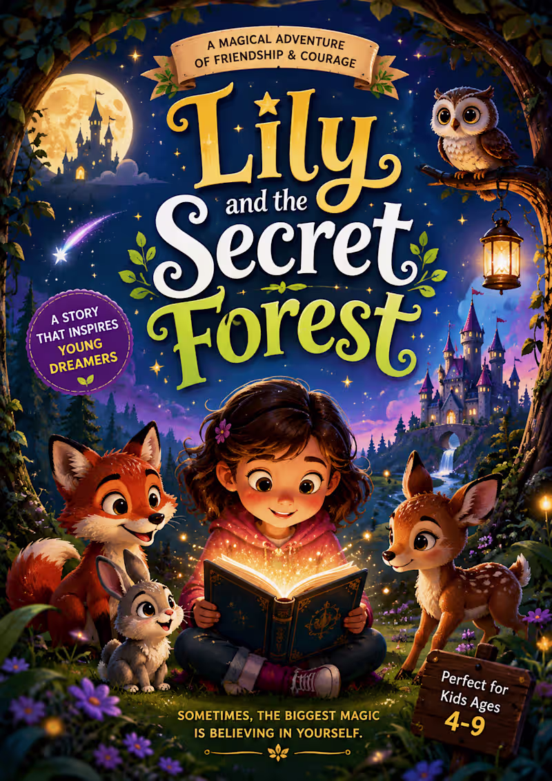 Cover image for A colorful and whimsical storybook
