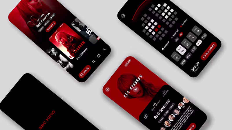 Cover image for ABC Kino | Mobile App Design