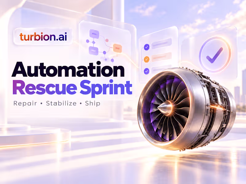 Cover image for Automation Rescue Sprint