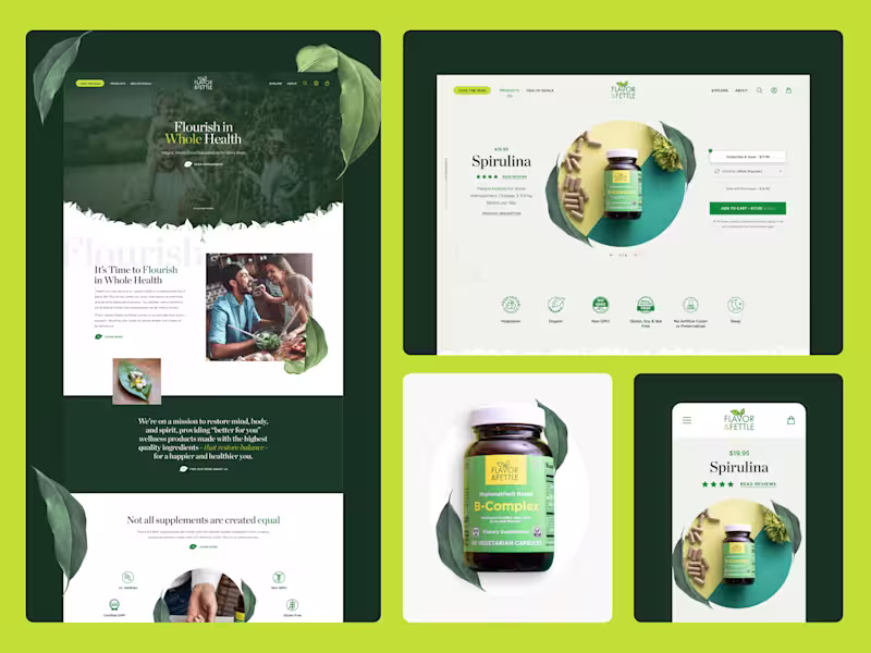 Cover image for Flavor & Fettle Ecommerce redesign