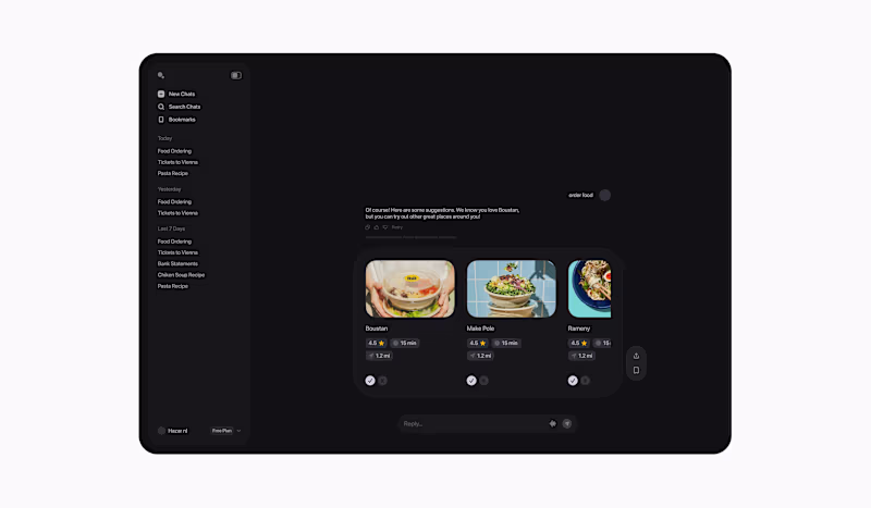 Cover image for AI chat UI