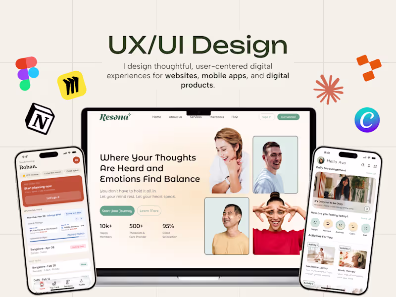 Cover image for UX/UI Design