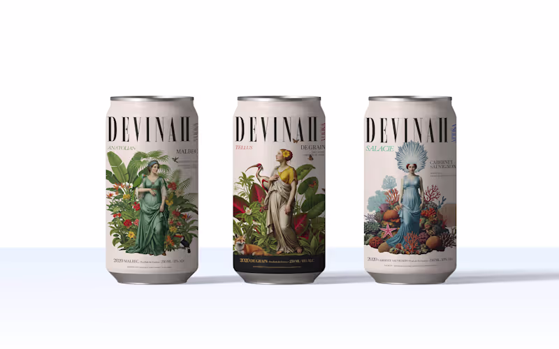 Cover image for Devinah - Vodka packadging