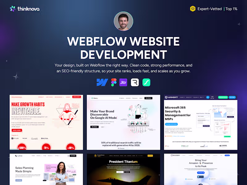 Cover image for Webflow Website Development