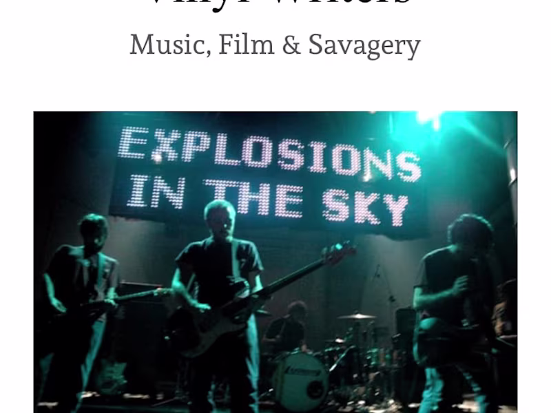 Cover image for Explosions in my Mind