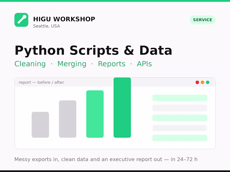 Cover image for Python Scripting & Data Processing